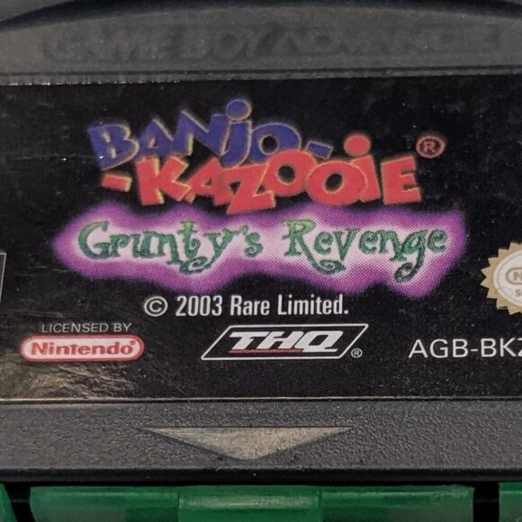 Nintendo Banjo-Kazooie: Grunty’s Revenge Game Boy Advance – Authentic & Tested - Picture 2 of 3